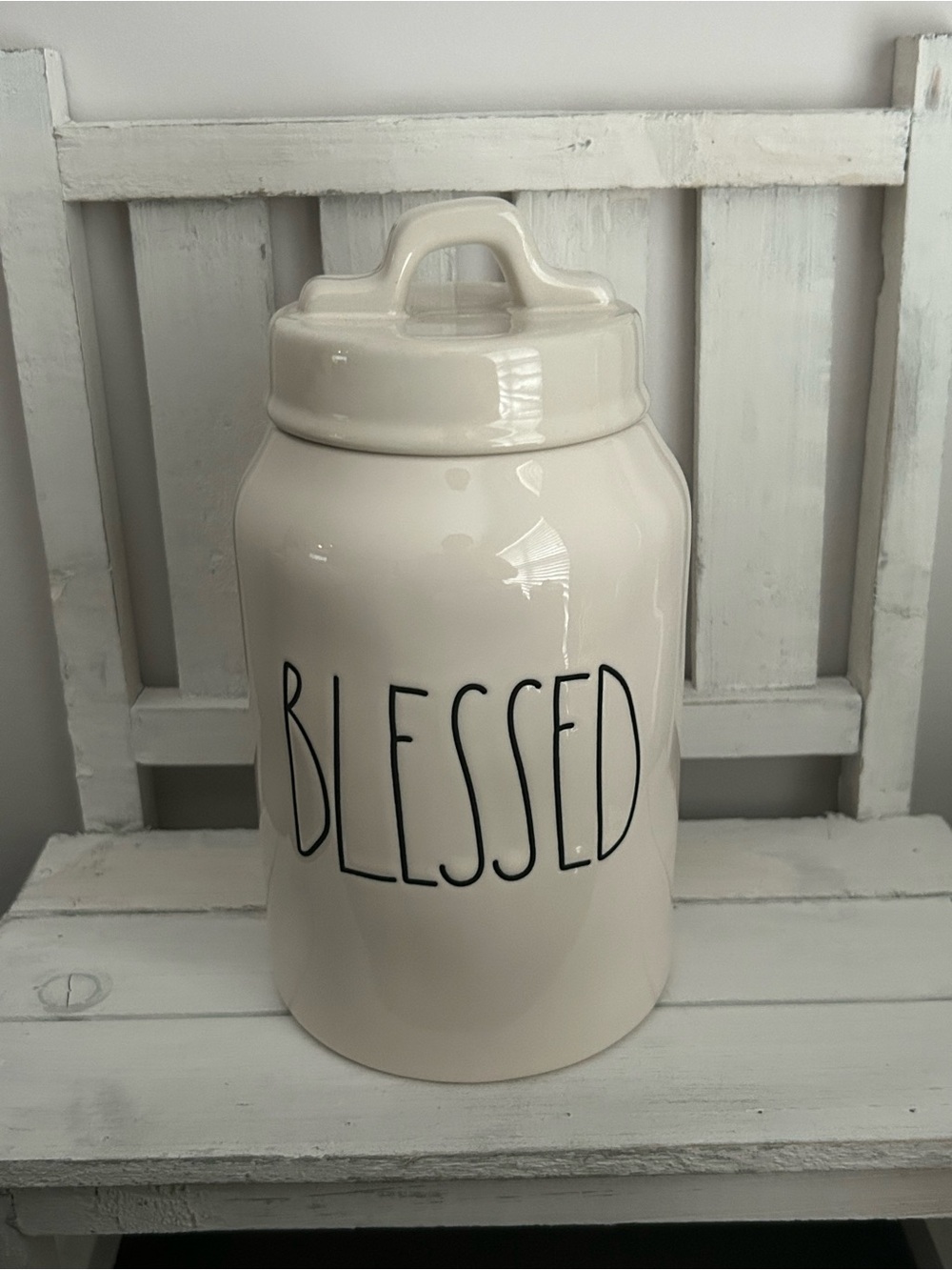 Rae Dunn 'BLESSED' Canister